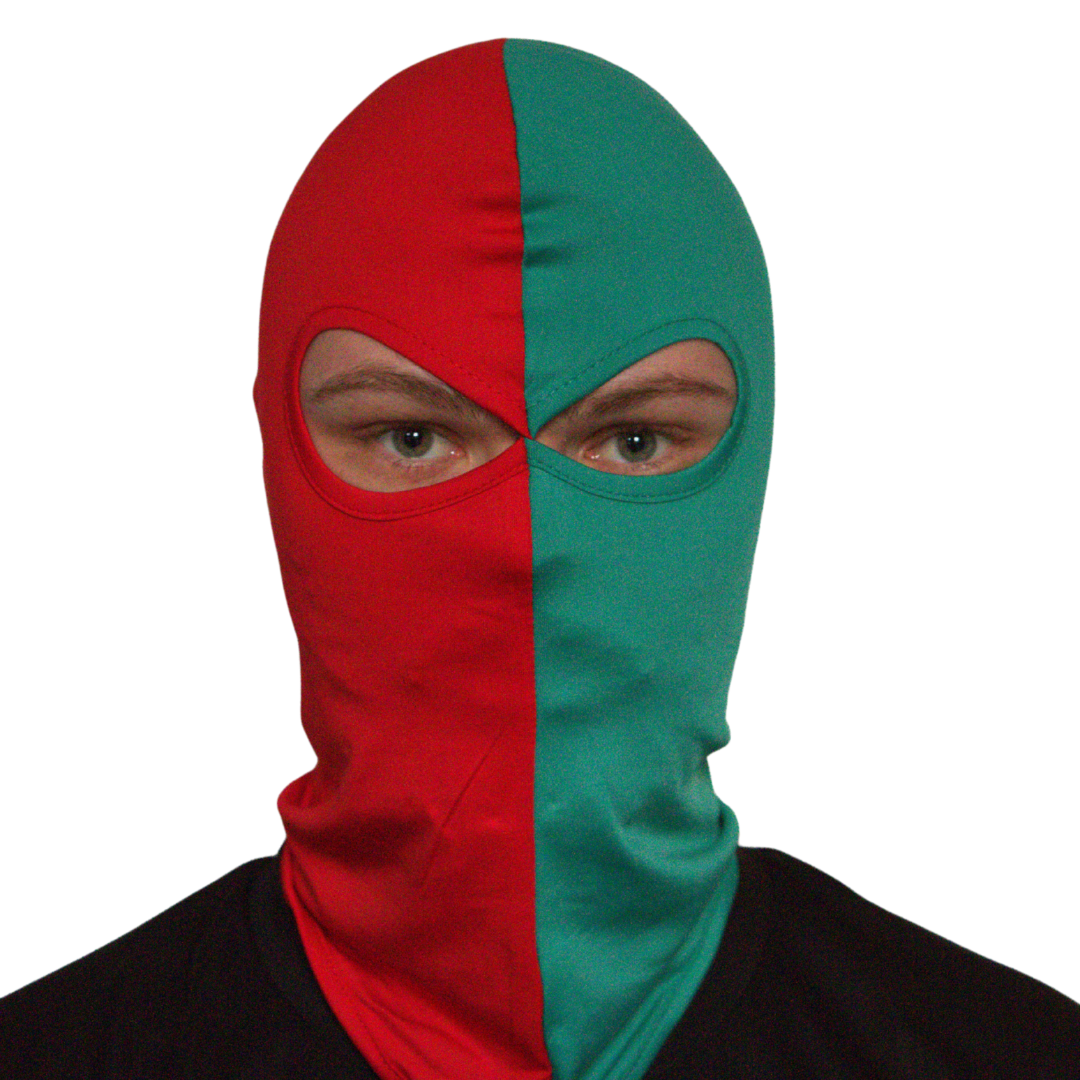 Balaclava - Red/Green