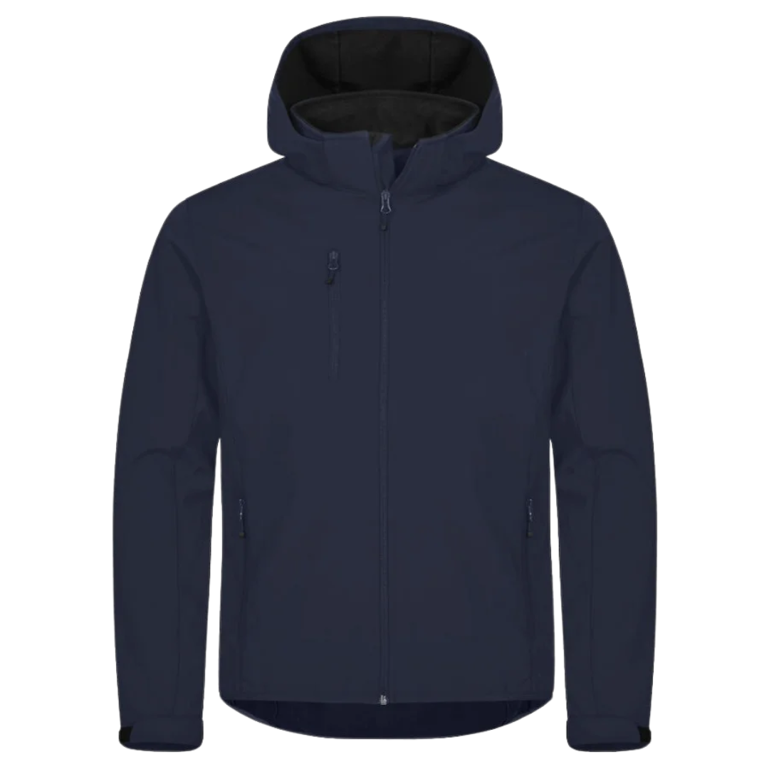 Hooded Softshell Jacket - Navy