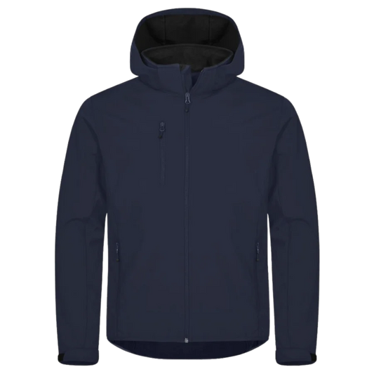 Hooded Softshell Jacket - Navy
