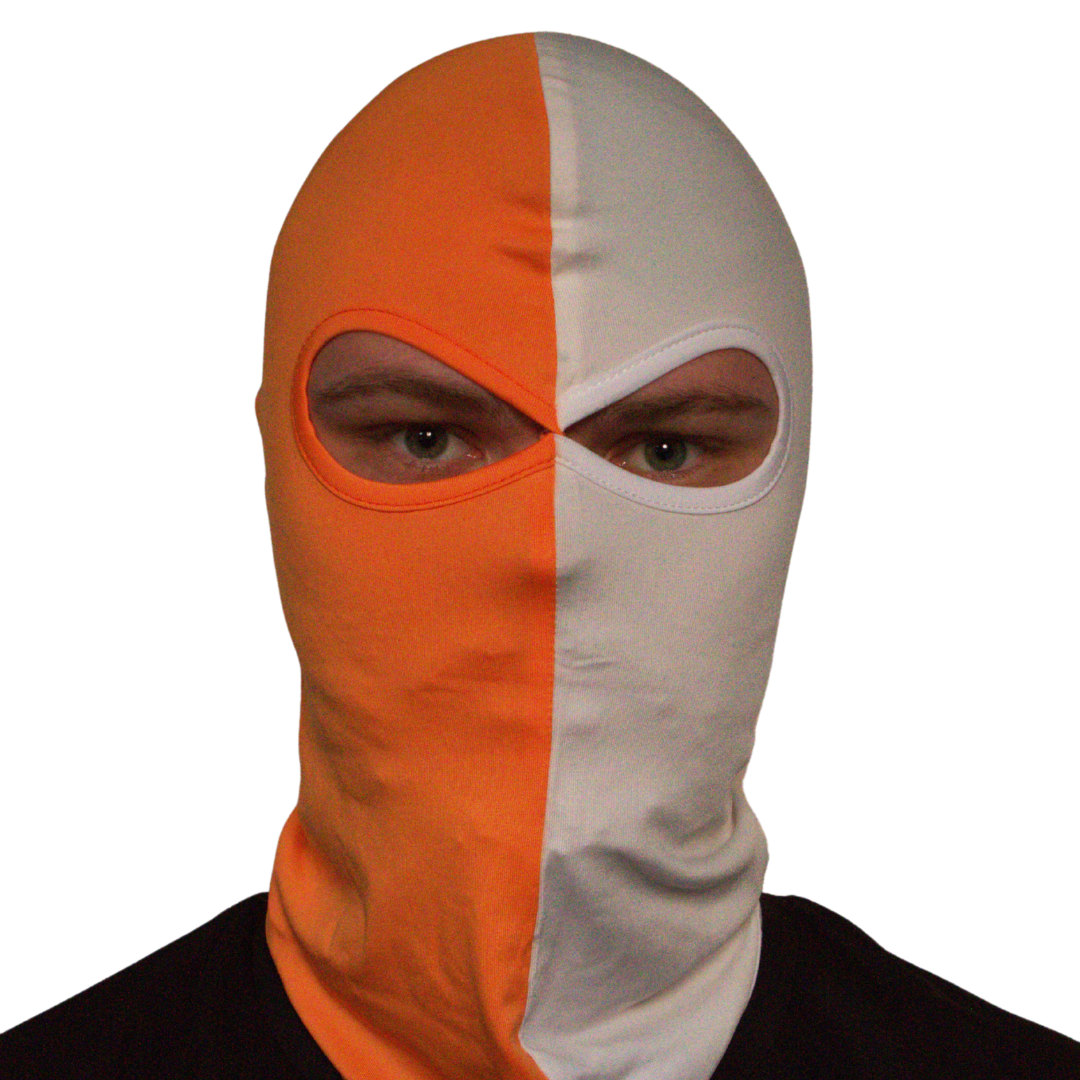 Balaclava - Orange/White