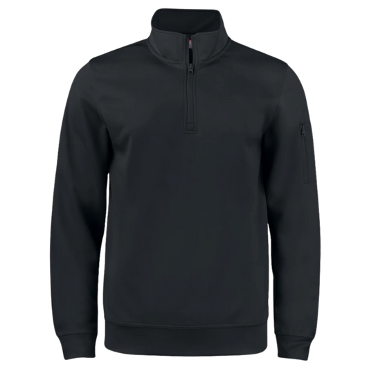 Active Half Zip Sweater - Black