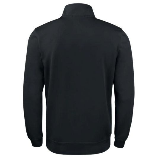 Custom Active Half Zip Sweater - Black