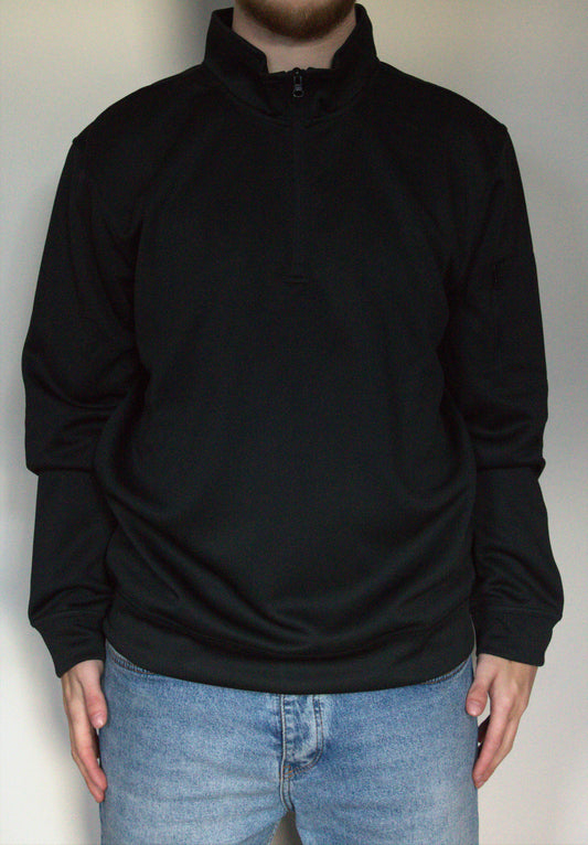 Active Half Zip Sweater - Black