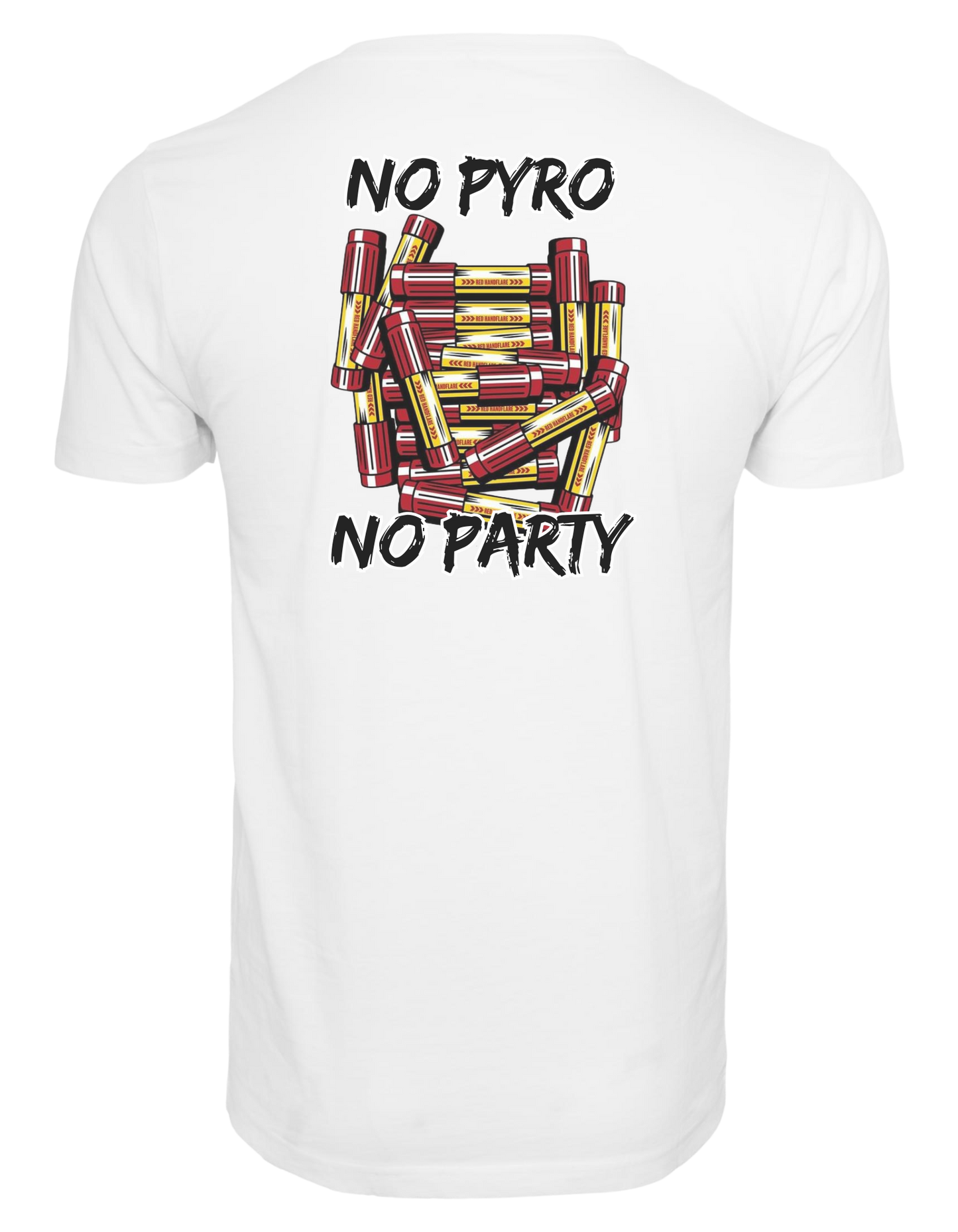 No Pyro No Party T-shirt - White