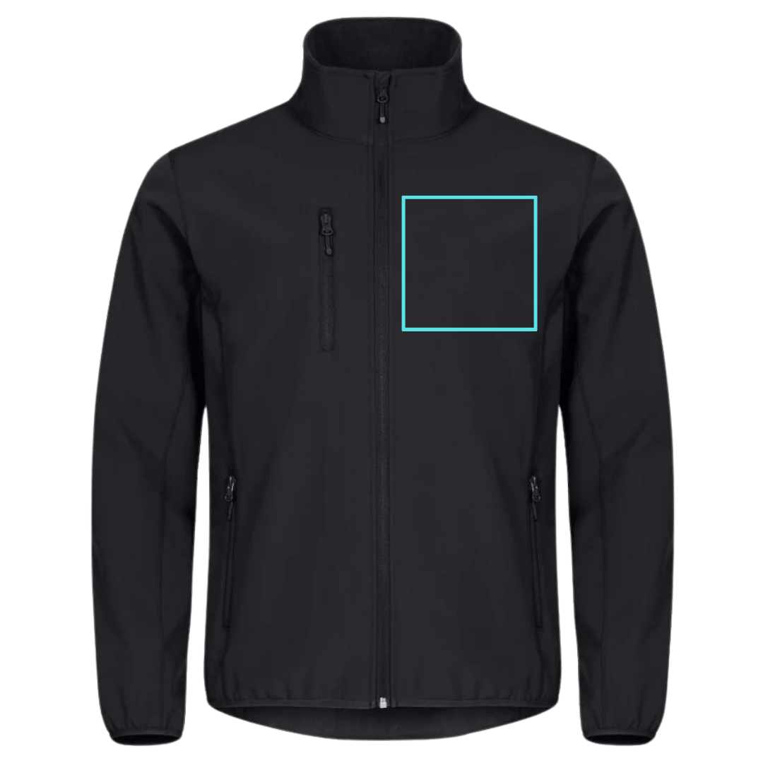 Custom Softshell Jacket - Black