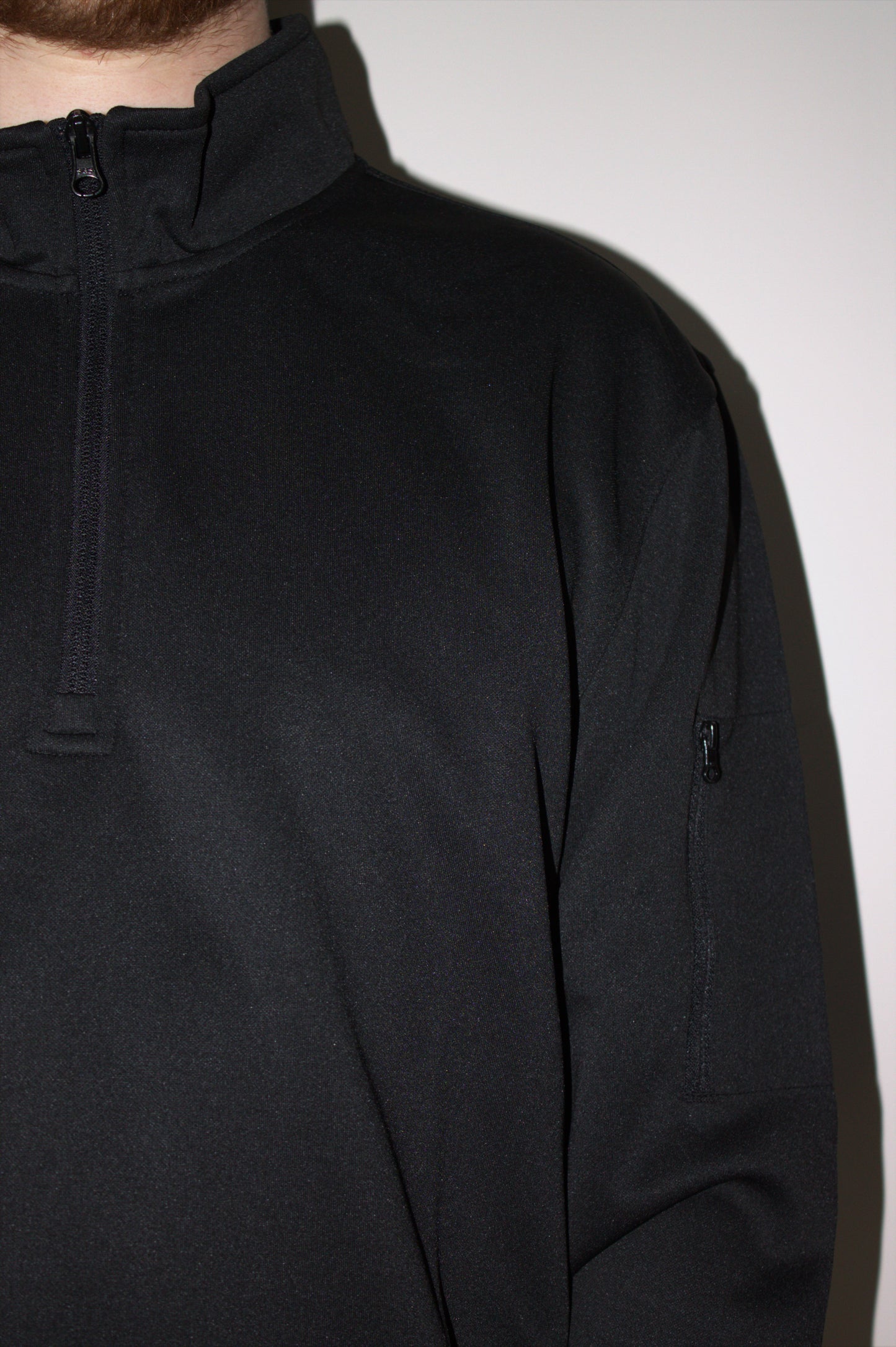 Active Half Zip Sweater - Black
