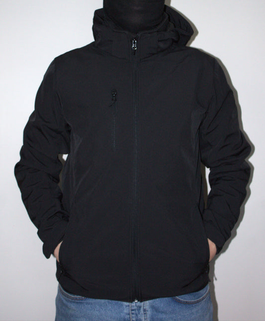 Hooded Softshell Jacket - Black