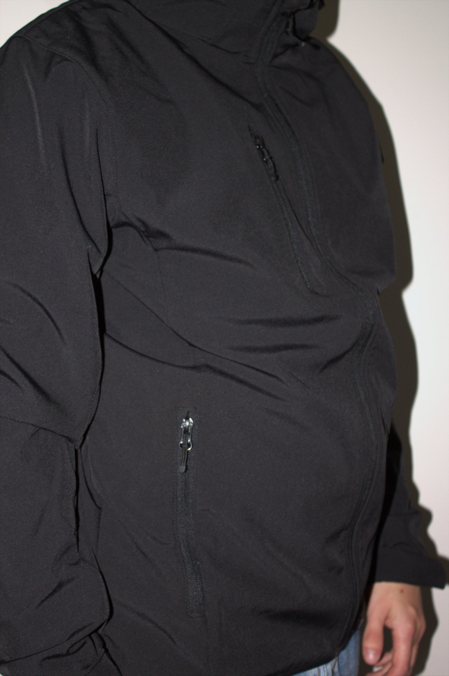 Hooded Softshell Jacket - Black