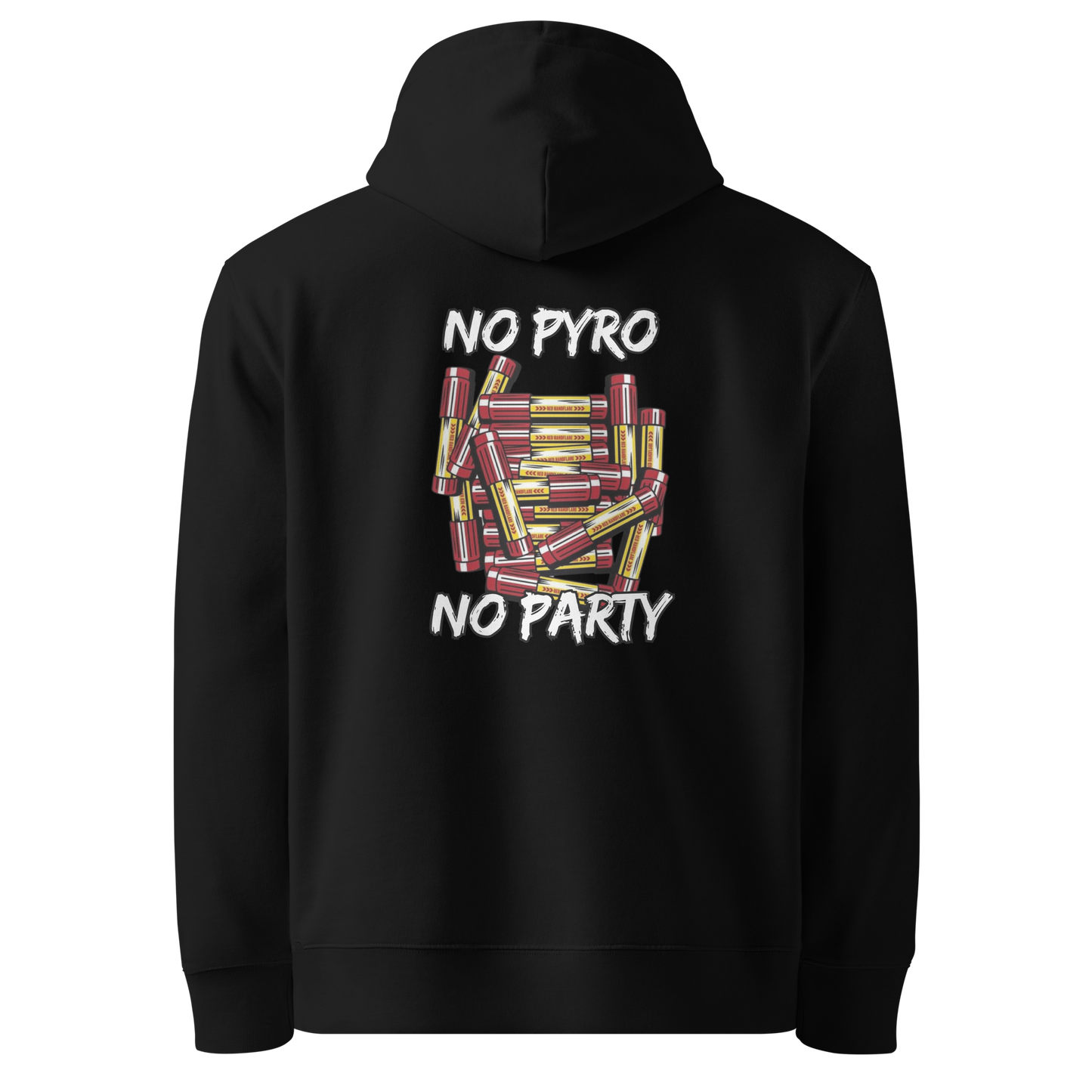 No Pyro No Party Hoodie - Black