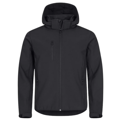 Hooded Softshell Jacket - Black