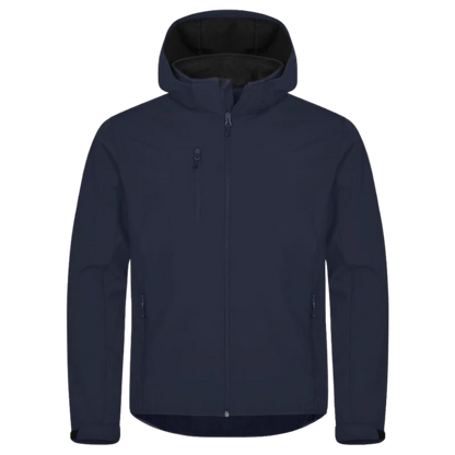 Hooded Softshell Jacket - Navy