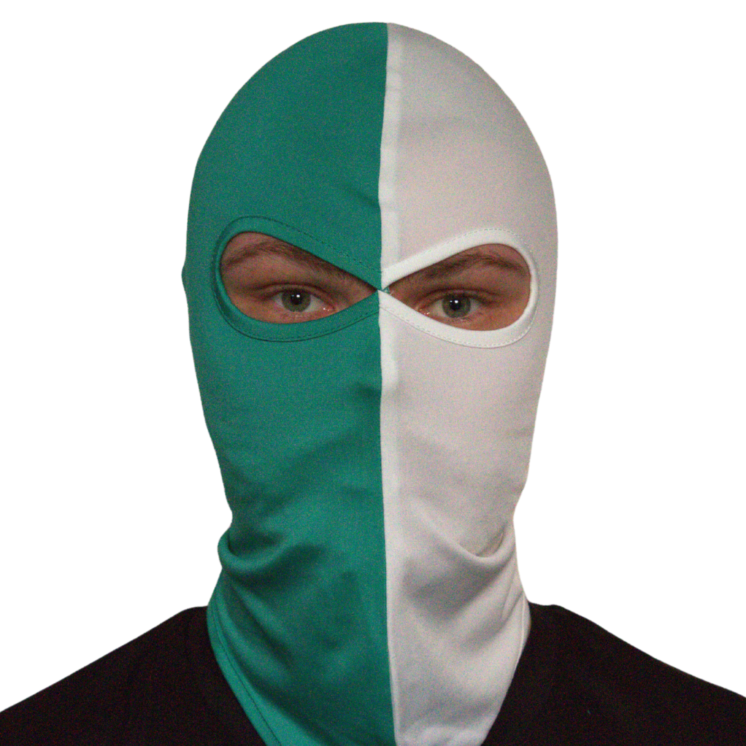 Balaclava - Green/White