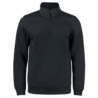 Active Half Zip Sweater - Black