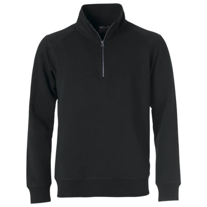 Premium Half Zip Sweater - Black
