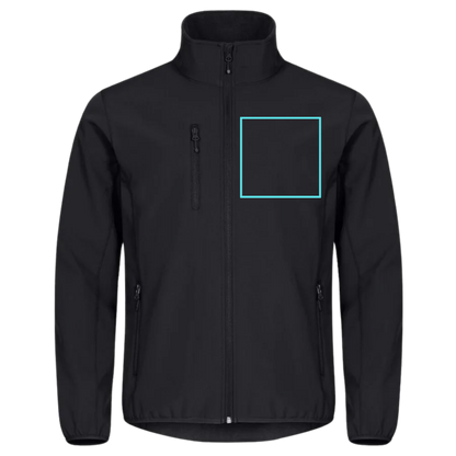 Custom Softshell Jacket - Black