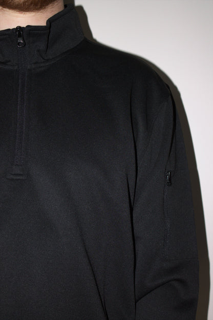 Active Half Zip Sweater - Black