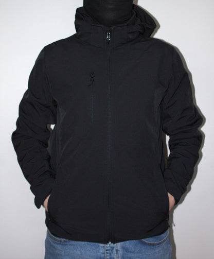 Hooded Softshell Jacket - Black