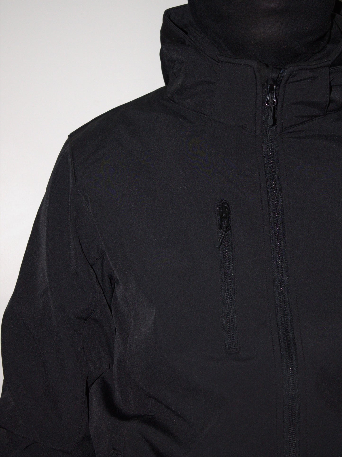 Hooded Softshell Jacket - Black