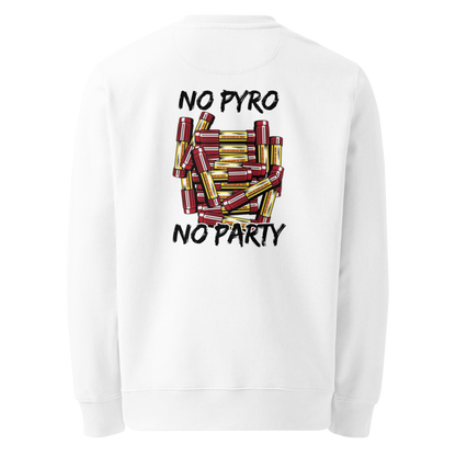 No Pyro No Party Sweater - White