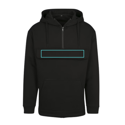 Custom Overhead Hoodie - Black